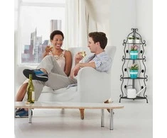 Relaxdays Augalų stovas, metalas, 113,5x31x31 cm