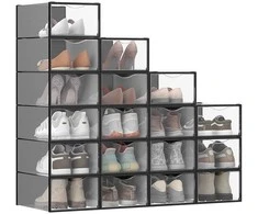 Kodustaar Batų dėžutės 12 vnt. rinkinys, 33,2x23x14,5 cm, PP plastikas