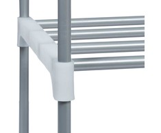 Kodustaar Sidabrinė metalinė batų lentyna