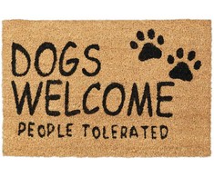 Kodustaar kokoso pluošto durų kilimėlis "dogs welcome"