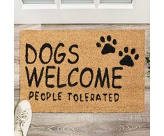 Kodustaar kokoso pluošto durų kilimėlis "dogs welcome"