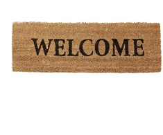 Kodustaar Stačiakampis kokoso pluošto durų kilimėlis su užrašu „Welcome“