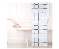 Relaxdays Dušo ritininė užuolaida, 240x60x5 cm