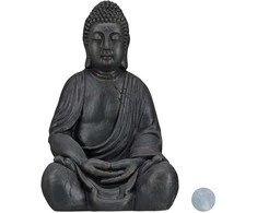 Relaxdays Figūrėlė, Buda, 50x30x25 cm