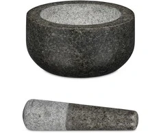 Relaxdays Granito grūstuvė su grūstuku 16 cm