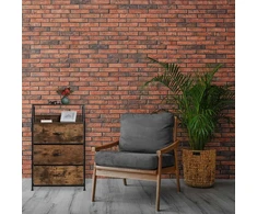 Relaxdays Komoda, 96,5x61x42 cm, juoda
