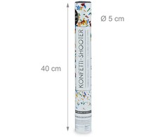 Kodustaar 40 cm spalvingas vakarėlio konfeti šautuvas