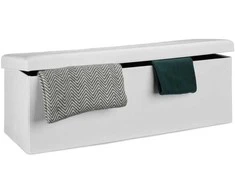 Relaxdays Laikymo suoliukas, sulankstomas, 38x114x38 cm