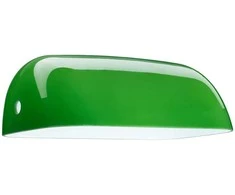 Relaxdays Lempos gaubtas, 7.5x22.5x13.5 cm, žalia, stiklas