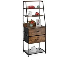 Relaxdays Lentyna, 164x60x41.5 cm, Juoda, Ruda