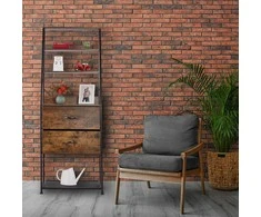Relaxdays Lentyna, 164x60x41.5 cm, Juoda, Ruda