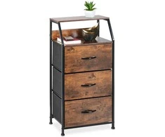 Relaxdays Lentyna, 92x45x30 cm, Juoda, Ruda