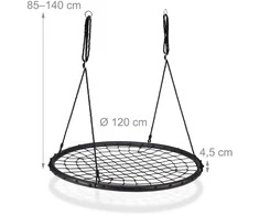 Relaxdays 120 cm Lizdo sūpynės