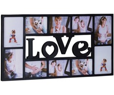 Kodustaar LOVE nuotraukų rėmelis 10 nuotraukų