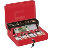 Relaxdays Pinigų dėžutė, rakinama, 8.5x30.5x24.5 cm