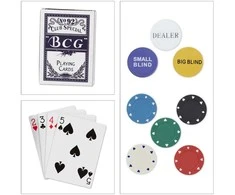 Relaxdays Didelis pokerio rinkinys