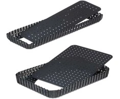 Relaxdays Pyrago forma rinkinys, 3x31x21 cm, antracito