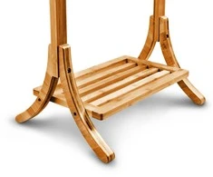 Relaxdays Rankšluosčių laikiklis, 105x40x27 cm, rudas