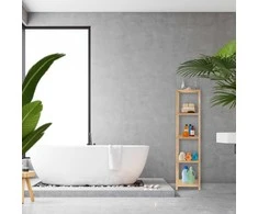 Relaxdays Sandėliavimo lentyna, 116.5x38x39.5 cm, natūrali