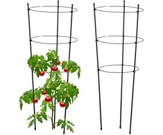 Kodustaar Juodos treliažo atramos rinkinys, 2 vnt. 76 cm