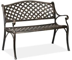 Relaxdays Sodo suoliukas, metalas, 102x60x82 cm, juoda