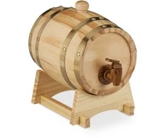 Relaxdays Medinė statinė 1,25 L