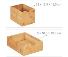 Relaxdays Stalčiaus organizatorius, 28x17x21.5 cm, balta
