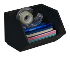 Relaxdays Stalinis organizatorius, bambukas, 12,5x35x31 cm, pilka