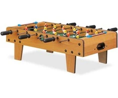 Relaxdays Stalo futbolo žaidimas, 23x69x60 cm, ruda