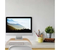 Laikiklis Relaxdays Stovas ekspozicijai, 10x52,5x24 cm, rudas (Ekspozicinė prekė)
