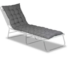 Relaxdays Suoliuko sėdynės pagalvėlė, 7x180x50 cm, pilka