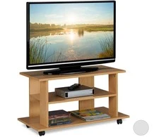 Relaxdays TV staliukas, 45x80x40 cm