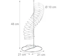 Relaxdays Vaisių laikiklis spiralinis metalinis