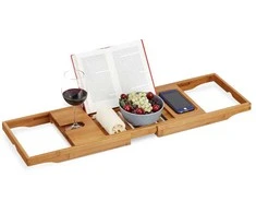 Relaxdays Voniai skirtas padėklas, bambukas, 4x105x23.5 cm, natūralios spalvos
