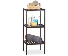 Relaxdays Vonios lentyna, 80x34.5x33 cm, ruda