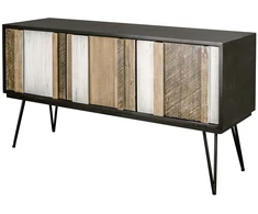 Komoda Adesso, 155 x 80 x 45 cm, juoda