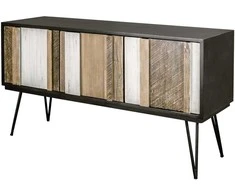 Komoda Adesso, 155 x 80 x 45 cm, juoda