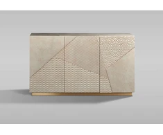 Komoda auksinė, Stilig, 150 x 86 x 40 cm