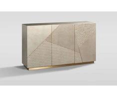 Komoda auksinė, Stilig, 150 x 86 x 40 cm