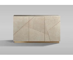 Komoda auksinė, Stilig, 150 x 86 x 40 cm