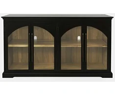 Komoda, Avola, 165 x 91,5 x 43 cm, juoda