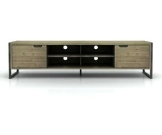 TV staliukas Flow, 200 x 50 x 45 cm, smėlio spalvos