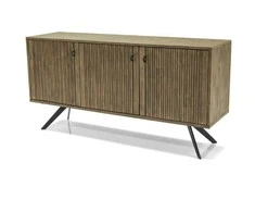 Valgomojo stalas, 200 x 75 x 100 cm, Massa, rudas