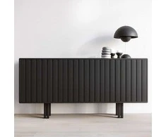 Komoda, Skandica VIGGE, 149x40 cm, Juoda