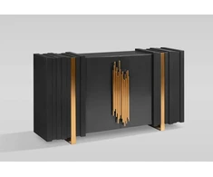 Komoda, Stilig, 160 x 90 x 40 cm, juoda