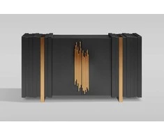 Komoda, Stilig, 160 x 90 x 40 cm, juoda