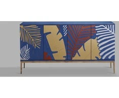 Komoda su durelėmis, 160 cm, Stilig, mėlyna
