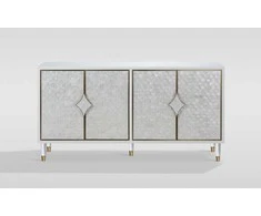 Komoda, balta, Stilig, 162,5 x 82 x 48 cm