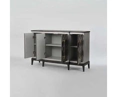 Komoda su durelėmis, Stilig, 152 x 92 x 42 cm, pilka