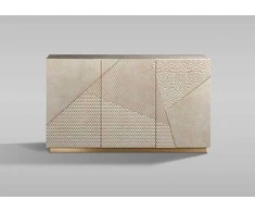 Komoda auksinė, Stilig, 150 x 86 x 40 cm